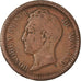 Münze, Monaco, Honore V, Decime, 1838, Monaco, S, Kupfer, KM:97.1, Gadoury:105