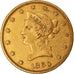 Moneta, USA, Coronet Head, $10, Eagle, 1860, U.S. Mint, Philadelphia, EF(40-45)