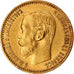 Coin, Russia, Nicholas II, 5 Roubles, 1898, St. Petersburg, EF(40-45), Gold