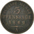 Moneda, Estados alemanes, PRUSSIA, Wilhelm I, 3 Pfennig, 1862, Berlin, MBC+