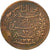 Monnaie, Tunisie, Muhammad al-Nasir Bey, 10 Centimes, 1916, Paris, TTB+, Bronze