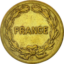 Coin, France, France Libre, 2 Francs, 1944, Philadelphia, EF(40-45), Brass