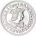 Francia, medalla, Reproduction Teston de François Ier, FDC, Plata