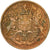 Munten, INDIA-BRITS, 1/4 Anna, 1835, FR+, Koper, KM:446.1