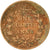 Munten, INDIA-BRITS, 1/4 Anna, 1835, FR+, Koper, KM:446.1