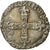 Moneda, Francia, Louis XIII, 1/8 Ecu, Nantes, BC+, Plata, Gadoury:23
