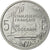 Münze, FRENCH OCEANIA, 5 Francs, 1952, Paris, STGL, Aluminium, KM:E10