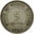 Munten, BRITS NOORDELIJK BORNEO, 5 Cents, 1903, Heaton, Birmingham, ZF
