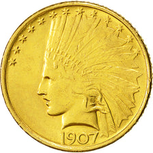 Munten, Verenigde Staten, Indian Head, $10, Eagle, 1907, U.S. Mint