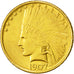 Coin, United States, Indian Head, $10, Eagle, 1907, MS(60-62), Gold, KM 125