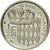 Coin, Monaco, Rainier III, 1/2 Franc, 1965, Paris, ESSAI, MS(63), Nickel