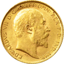 Moneta, Gran Bretagna, Edward VII, 1/2 Sovereign, 1910, London, SPL-, Oro