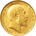 Moneda, Gran Bretaña, Edward VII, 1/2 Sovereign, 1910, London, EBC, Oro, KM:804