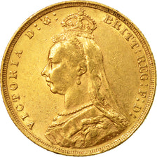 Münze, Großbritannien, Victoria, Sovereign, 1889, London, VZ, Gold, KM:767