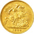 Moneda, Gran Bretaña, Victoria, 1/2 Sovereign, 1898, London, MBC+, Oro, KM:784