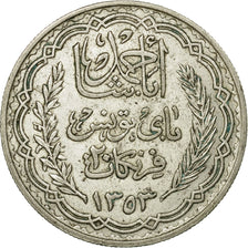 Münze, Tunesien, Ahmad Pasha Bey, 20 Francs, AH 1353/1934, Paris, SS, Silber