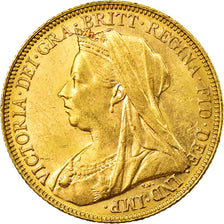 Munten, Groot Bretagne, Victoria, Sovereign, 1901, London, ZF+, Goud, KM:785