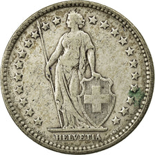 Münze, Schweiz, 2 Francs, 1920, Bern, S+, Silber, KM:21