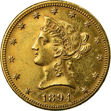 Moneda, Estados Unidos, Coronet Head, $10, Eagle, 1894, U.S. Mint, Philadelphia