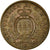 Moneda, San Marino, 10 Centesimi, 1938, Rome, EBC+, Bronce, KM:13