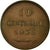 Moneda, San Marino, 10 Centesimi, 1938, Rome, MBC+, Bronce, KM:13