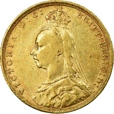 Moneta, Wielka Brytania, Victoria, Sovereign, 1892, London, EF(40-45), Złoto