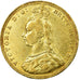 Munten, Groot Bretagne, Victoria, Sovereign, 1887, London, ZF, Goud, KM:767