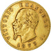 Moneda, Italia, Vittorio Emanuele II, 20 Lire, 1873, Milan, MBC, Oro, KM:10.3