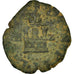 Moneta, Hiszpania, Philip II, 2 Maravedis, Burgos, VF(20-25), Miedź