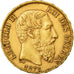 Coin, Belgium, Leopold II, 20 Francs, 20 Frank, 1876, AU(50-53), Gold, KM:37