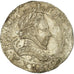 Francia, Henri III, 1/2 Franc au col plat, 1587, Amiens, Plata, EBC, Gadoury:487
