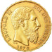 Moneta, Belgio, Leopold II, 20 Francs, 20 Frank, 1878, SPL-, Oro, KM:37