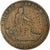 Moeda, Espanha, Provisional Government, 10 Centimos, 1870, Barcelona, F(12-15)