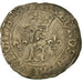 Moneta, Francia, Charles VIII, Karolus or Dizain, 1488, Lyon, BB, Biglione