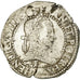 Monnaie, France, Henri III, Franc au Col Plat, 1581, Angers, TB+, Argent
