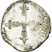 Munten, Frankrijk, Henri III, 1/4 Ecu, 1584, Nantes, FR, Zilver, Sombart:4662