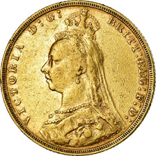 Moneta, Wielka Brytania, Victoria, Sovereign, 1892, London, EF(40-45), Złoto