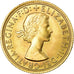 Monnaie, Grande-Bretagne, Elizabeth II, Sovereign, 1966, SUP, Or, KM:908