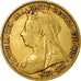 Monnaie, Grande-Bretagne, Victoria, 1/2 Sovereign, 1894, Londres, TTB, Or