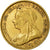 Moneda, Gran Bretaña, Victoria, 1/2 Sovereign, 1893, London, BC+, Oro, KM:784