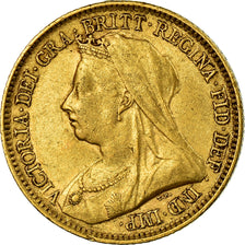 Moneta, Wielka Brytania, Victoria, 1/2 Sovereign, 1893, London, EF(40-45)