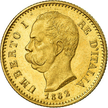 Moneta, Italia, Umberto I, 20 Lire, 1882, Rome, SPL, Oro, KM:21