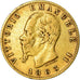 Moneda, Italia, Vittorio Emanuele II, 20 Lire, 1863, Torino, MBC, Oro, KM:10.1