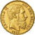 Moneta, Belgio, Leopold II, 20 Francs, 20 Frank, 1877, SPL-, Oro, KM:37