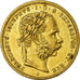 Moeda, Áustria, Franz Joseph I, 8 Florins-20 Francs, 1884, EF(40-45), Dourado