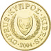 Munten, Cyprus, 20 Cents, 2004, FDC, Nickel-brass, KM:62.2