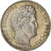 Moneda, Francia, Louis-Philippe, 5 Francs, 1841, Lille, MBC+, Plata, KM:749.13