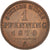 Münze, Deutsch Staaten, PRUSSIA, Wilhelm I, Pfennig, 1870, Berlin, VZ, Kupfer