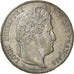 Coin, France, Louis-Philippe, 5 Francs, 1842, Rouen, VF(30-35), Silver