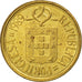 Münze, Portugal, Escudo, 1989, VZ, Nickel-brass, KM:631